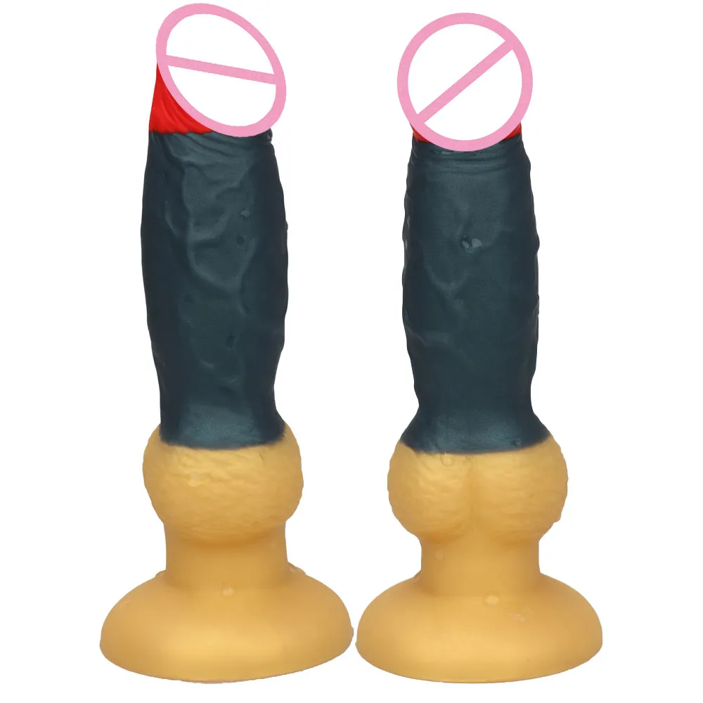 Мягкий жидкий силиконовый фаллоимитатор с присоской реалистичные