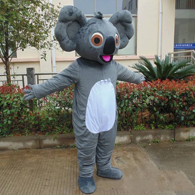 Костюм талисмана коалы медведя вечернее платье для взрослых наряд косплея на