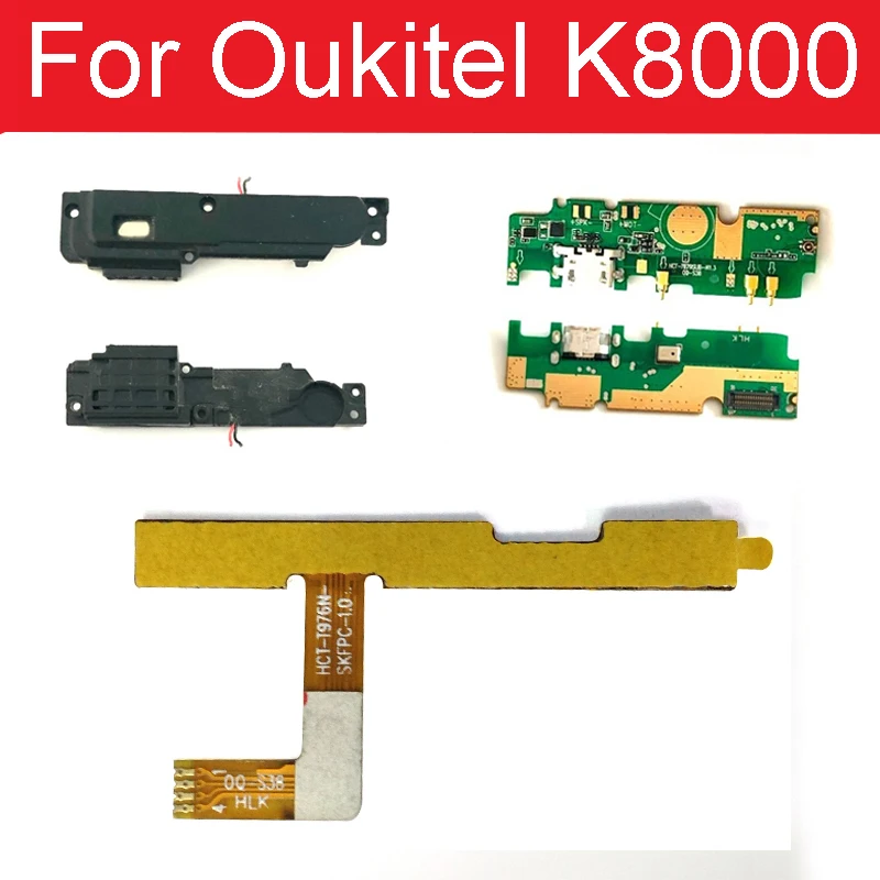 Гибкий кабель питания и громкости кабель для Oukitel K8000 MTK6750T зарядка через USB Зарядное устройство доска громкий звуковой сигнал гибкий кабель-лента с Запчасти для авто