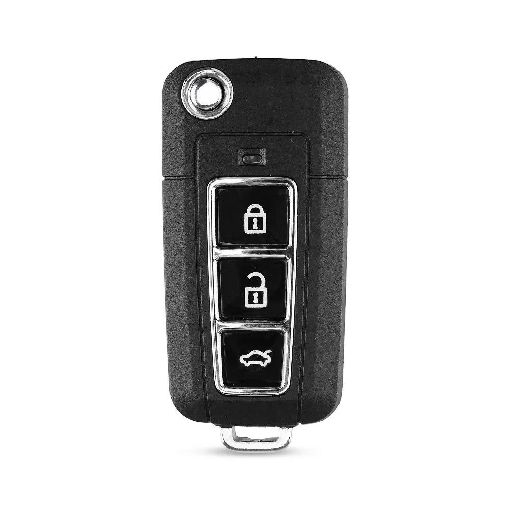 KEYYOU Uncut Blade 3 кнопки откидная оболочка ключа дистанционного управления для Kia Cerato