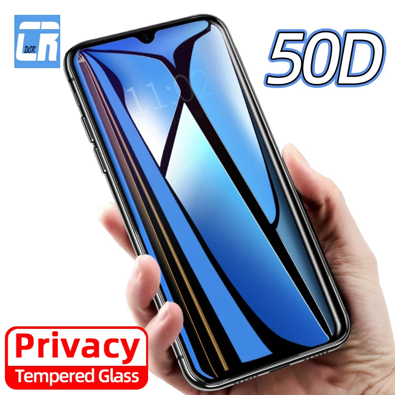 Полноэкранная Защитная пленка для конфиденциальности закаленное стекло OPPO R17 A72