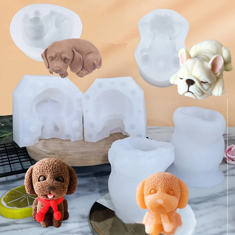 Силиконовая форма для шоколада Тедди шар пей собака кубик льда напитки украшения