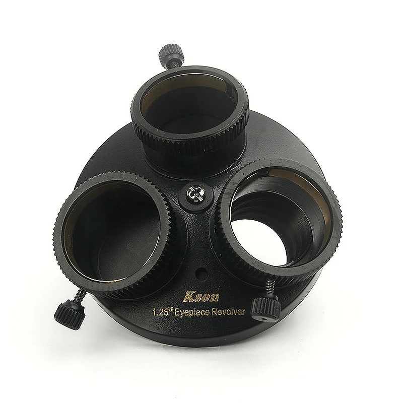 1 25 дюймов тройной окуляр Револьвер с Cooper кольцо астрономического телескопа