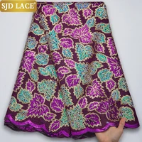 sjd lace special wedding materials african lace fabric high quality sequins velvet mesh laces fabrics for gambia party sew a2770