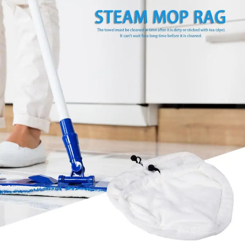 

Microfiber Steam Washable Mop Cloth Cover Microfiber Floor Cleaning Replacement Pads Cleaning Triangular