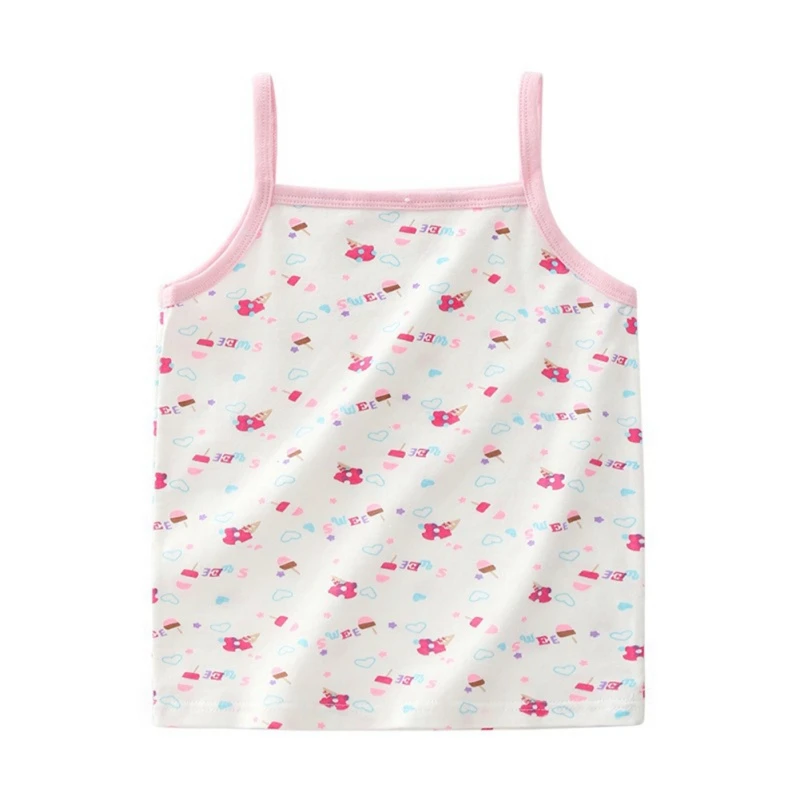 Майка с цветочным принтом для девочек летняя коллекция 2020 года нижнее белье