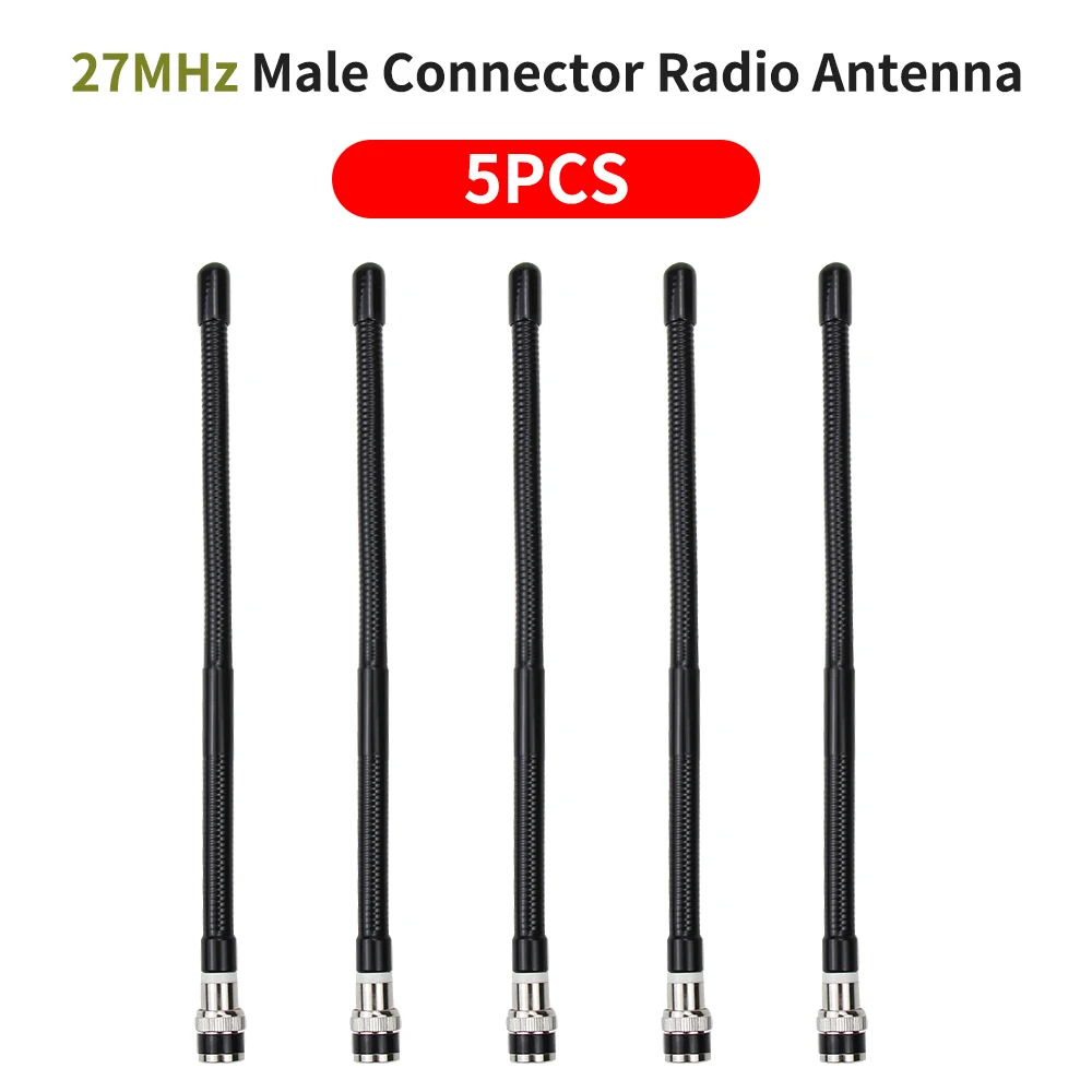 

5x 27MHz BNC Male Connector Radio Antenna for Kenwood ICOM Motorola IC-V8 IC-V80 IC-V82 IC-U82 IC-W32