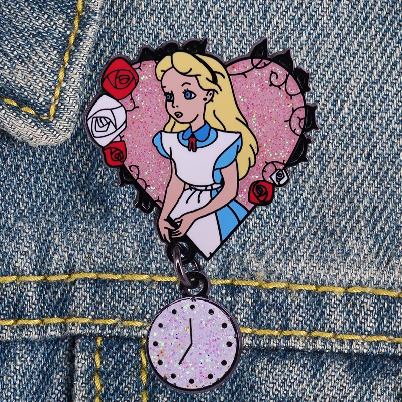 Милый эмалированный значок LT1124 в стиле аниме для фотосъемки | Украшения и