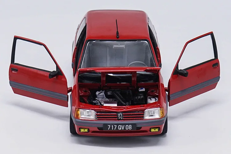 Оригинальный заводской 1:18 1991 GTI PEUGEOT 205 красный сплав металлический литой