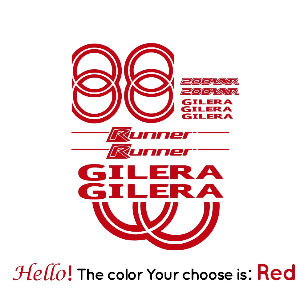 

Подходит для графического скутера gilera, бегуна, мопеда, наклейки на автомобиль, персонализированной водонепроницаемой и интересной наклейкиpvcjp