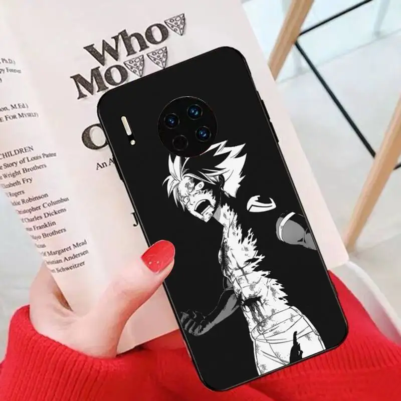 Чехол для телефона с аниме мангой и сказочным хвостом Huawei Mate 20 10 lite pro X Honor paly Y 6 5 7 9