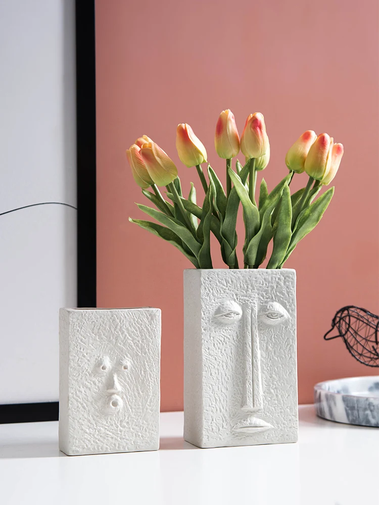 Visage белая Скандинавская круглая ваза для спальни с цветами гостиной