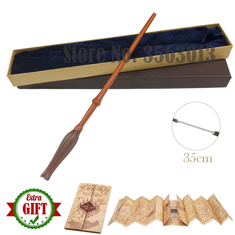 

Newest Iron Core HP The Elder magic wand wand 42cm Dumbledore scripture Edition Non-luminous wand