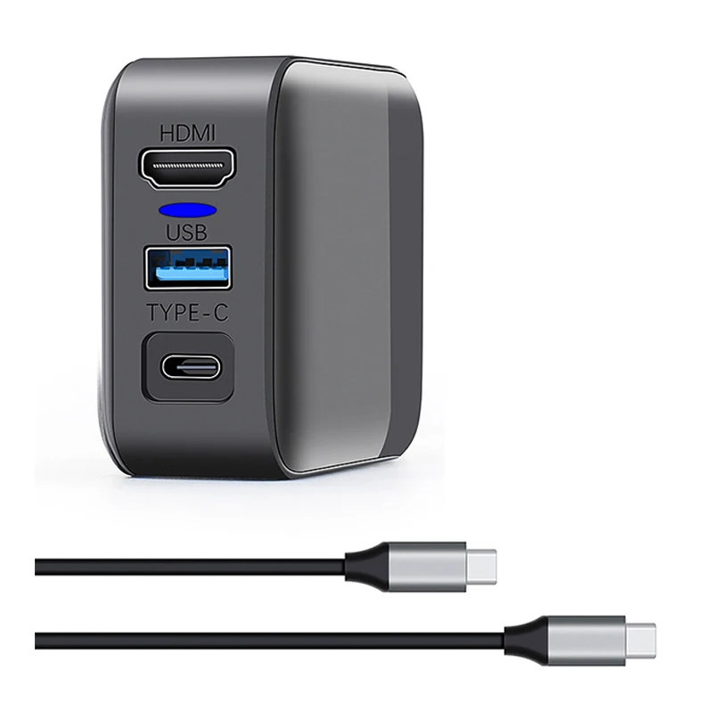 

Подходит для Nintendo Switch HDMI TV Базовая вилка 2 в 1 Поддержка преобразования ТВ + Узловая зарядка-вилка стандарта США