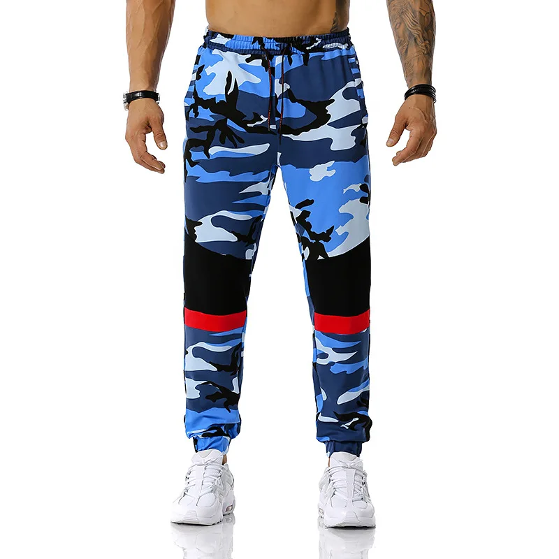 

Mens Patchwork Camouflage Joggers Sweatpant Hipster Print Trousers Jogging Pants Men Casual Streetwear Sports Trousers Male 3XL