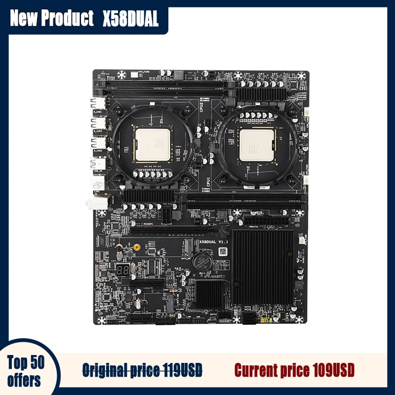 Kaufen JINGSHA X58 Dual CPU LGA 1366 Motherboard Onboard CPU L5520 2,27 GHz X58 Chipsatz 4 Channles Unterstützung SATA 2,0 USB 3,0
