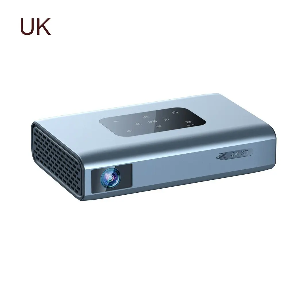 

Умный портативный мини-проектор DLP HD 4K, домашний беспроводной мини-проектор с одинаковым экраном для гостиной