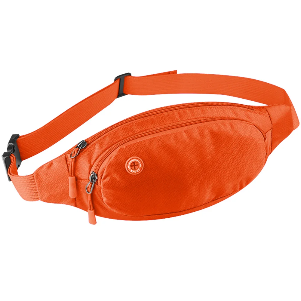 orange Meijuner Спортивная поясная сумка Оксфорд твердая поясная сумка для унисекс наушники переноска Удобная Поясная Сумка водонепроницаемая сумка WMJ017 - Цвет: orange