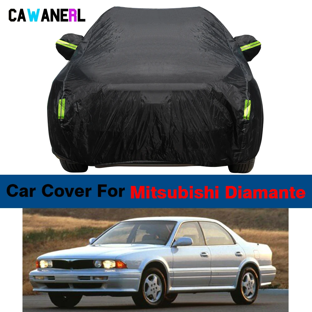 

Waterproof Car Cover Indoor Outdoor Anti-UV Sun Shade Rain Snow Ice Dust Resistant Cover For Mitsubishi Diamante 1990-2005