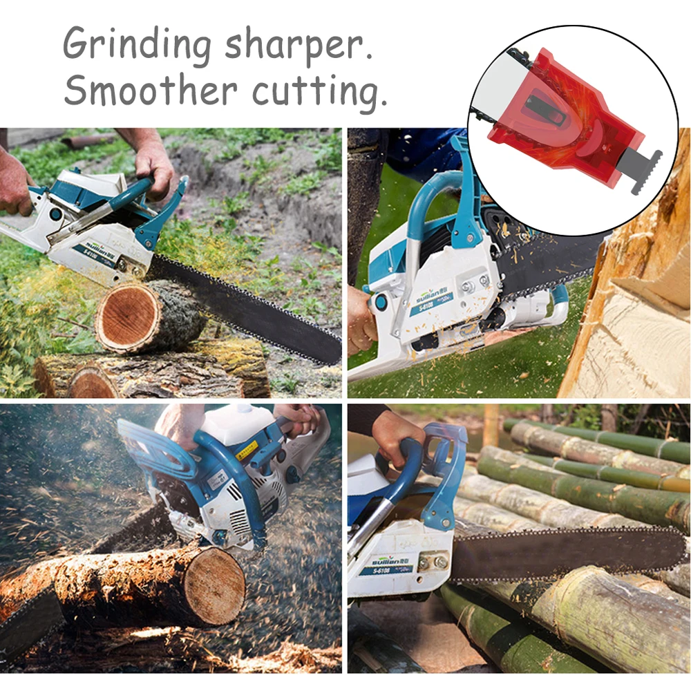 

New Professional Saw Sharpener Saw Chain Sharpening Tool Fast Woodworking Sharpen Chain Tools Stone Frame Grinding