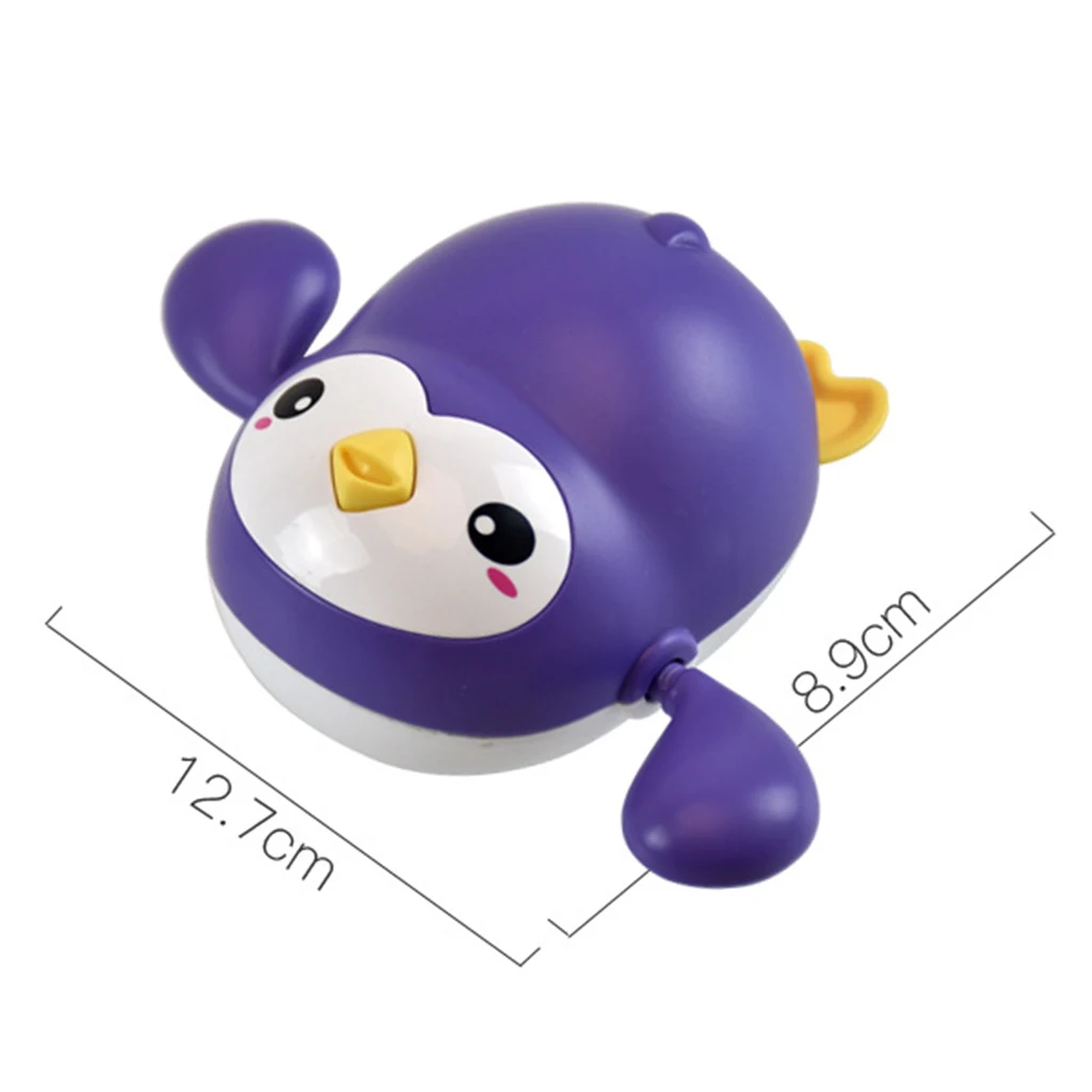Wind Up Swimming Penguin Toddler Baby Bathing Pools Paddling Water Floating Toy Kids Baby Bath Bathtub Water Play Toys