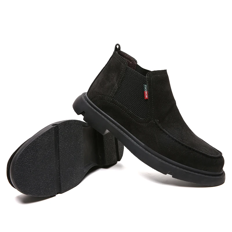 Мужские повседневные теплые зимние ботинки дышащие мужские Мужская обувь зимняя