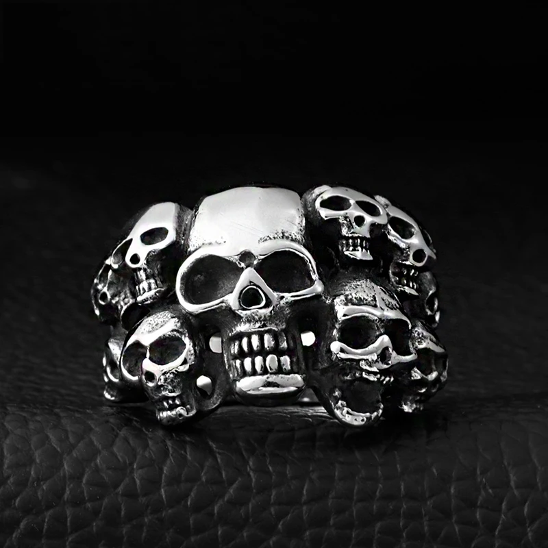 Кольцо мужское в стиле панк винтажное Ювелирное Украшение хип-хоп с волком быком