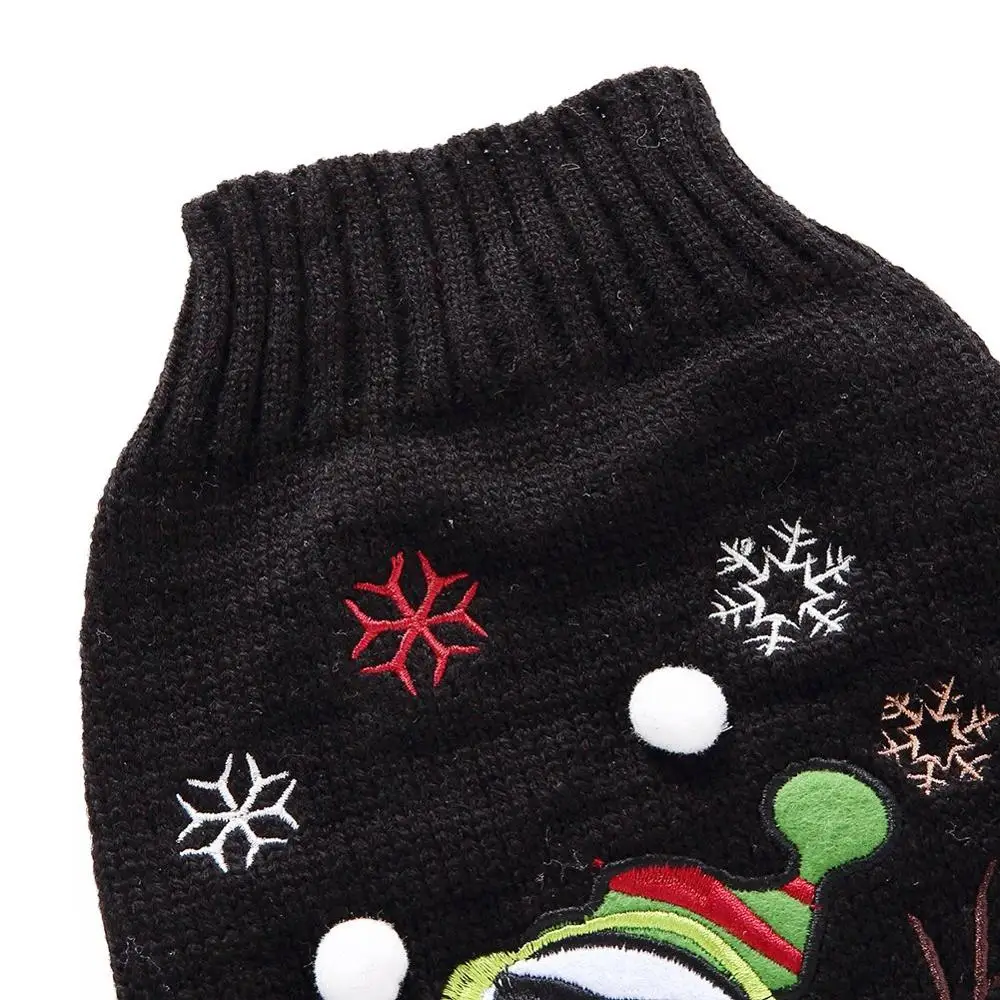 

NACOCO Dog Sweater Pet Snowman Sweaters with The Ball Christmas Holiday Party for Cat and Puppy