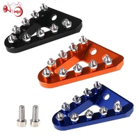 cnc rear brake pedal step tip plate for sx sxf exc excf xc xcf xcw xcfw for husqvarna 125 150 250 350 450 500 2017 2018 2019 20