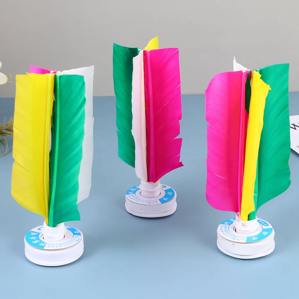 

6 Pcs Adult Training Fitness Shuttlecock Colored Shuttlecock Goose Feather Shuttlecock Chinese Traditional Shuttlecock Spor