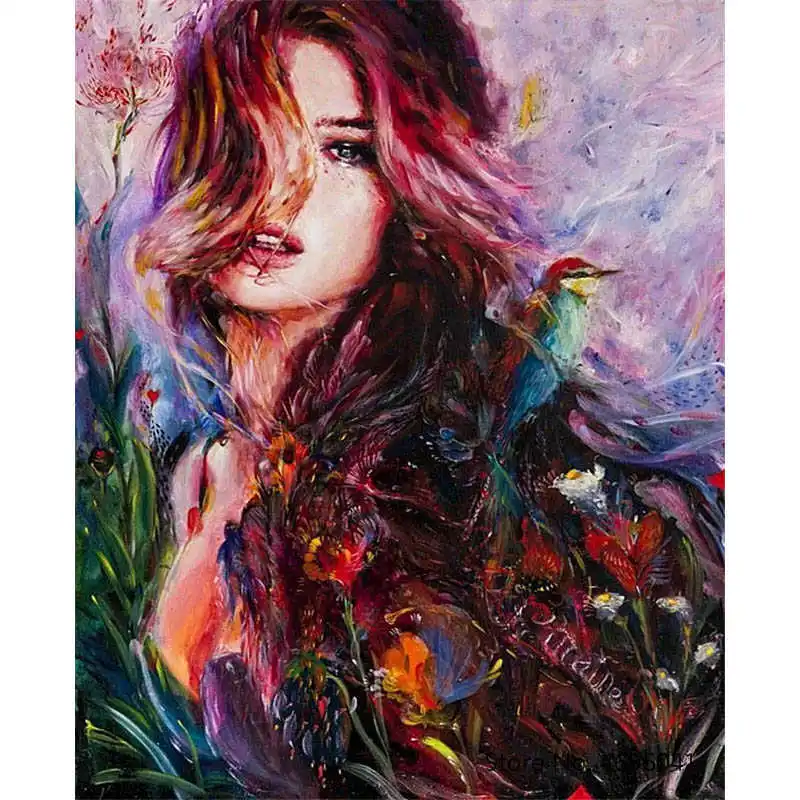 Раскрашивание по номерам рамки домашний декор картины фигурные украшения