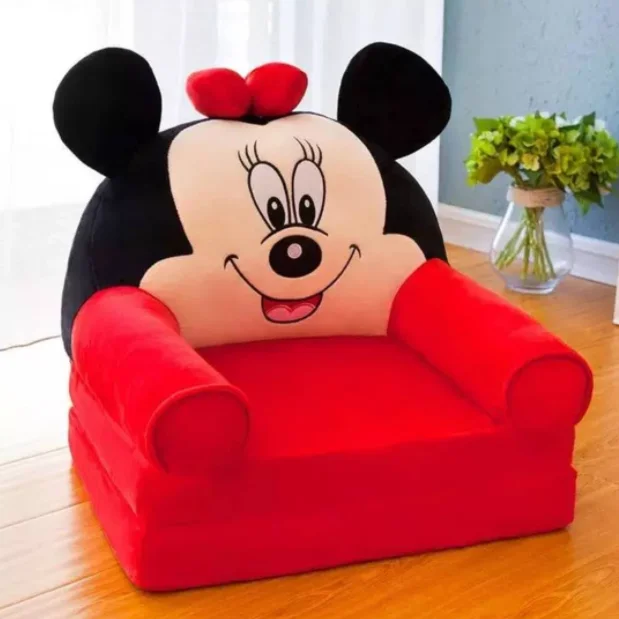 minnie Мягкое мягкое сидение в виде животных, диван для младенцев, обучающийся сидению, удобное кресло для детей, подарки на день рождения и Рождество - Цвет: minnie
