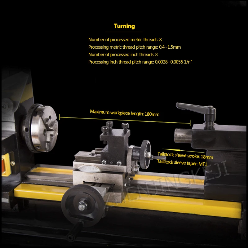 

CT125 Mini Lathe Drilling and Milling Machine Mini Lathe Clock Machine Teaching Machine Small Car Drilling and Milling Machine