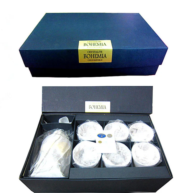 Набор хрустальных бокалов для виски набор питья сепаратор вина и 6 свадебные