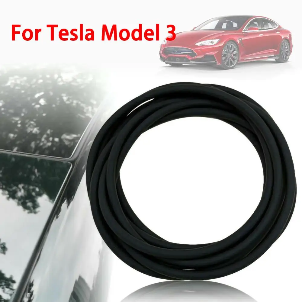 Автомобильная уплотнительная лента для Tesla Model 3 черная резина 4 м боковая окон