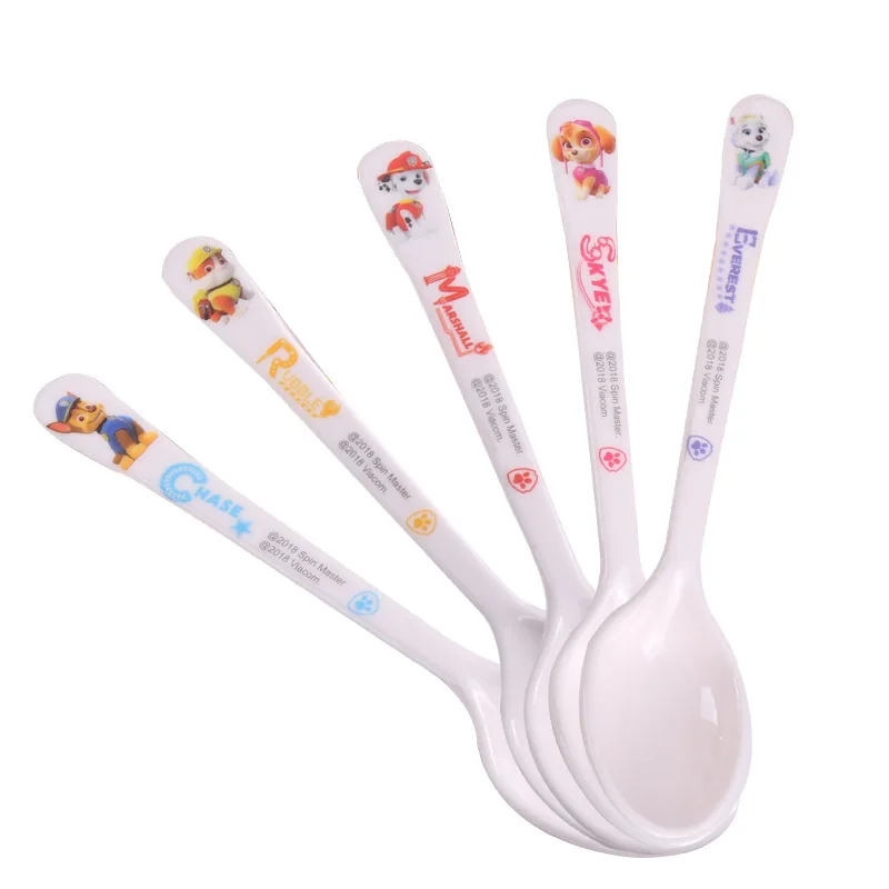 Paw patrol surrounding toy doll children cute cartoon dog spoon drop tableware | Action Figures