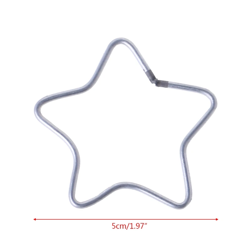 Звездный металлический Ловец снов кольцо макраме обруч DIY аксессуары|Ловцы и