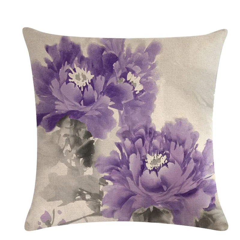 Лето чернила тема спальня гостиная наволочка офисный стул задняя подушка мягкий