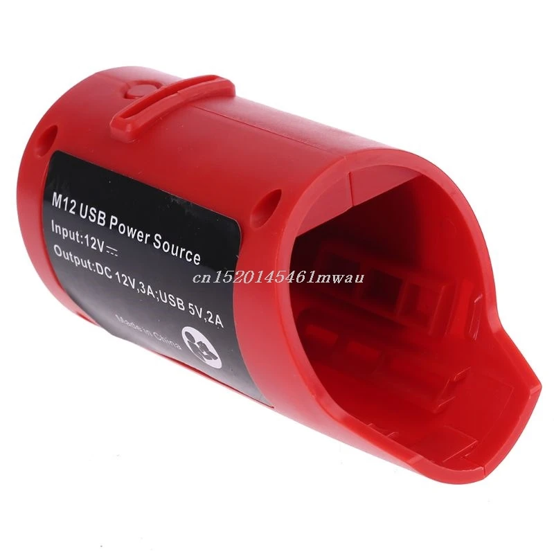 Сменное зарядное устройство USB 12 В постоянного тока M12 для Milwaukee 49 24 2310 48 59 1201