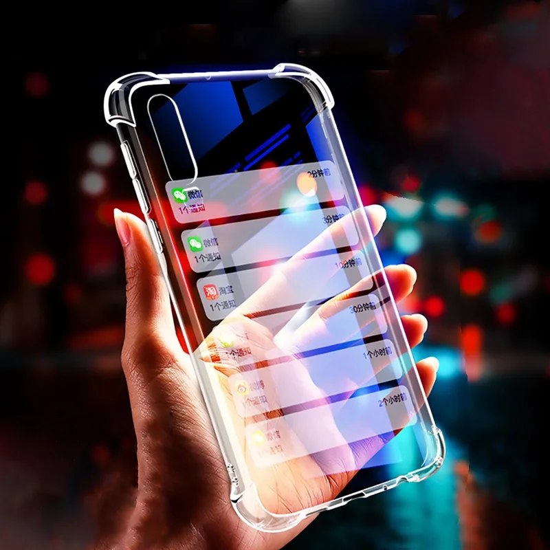 Ультратонкий чехол для телефона Huawei P20 P30 Lite Mate 10 20 Pro Honor 7C Play Nova 3 3i 4 5 P Smart Y9 2018