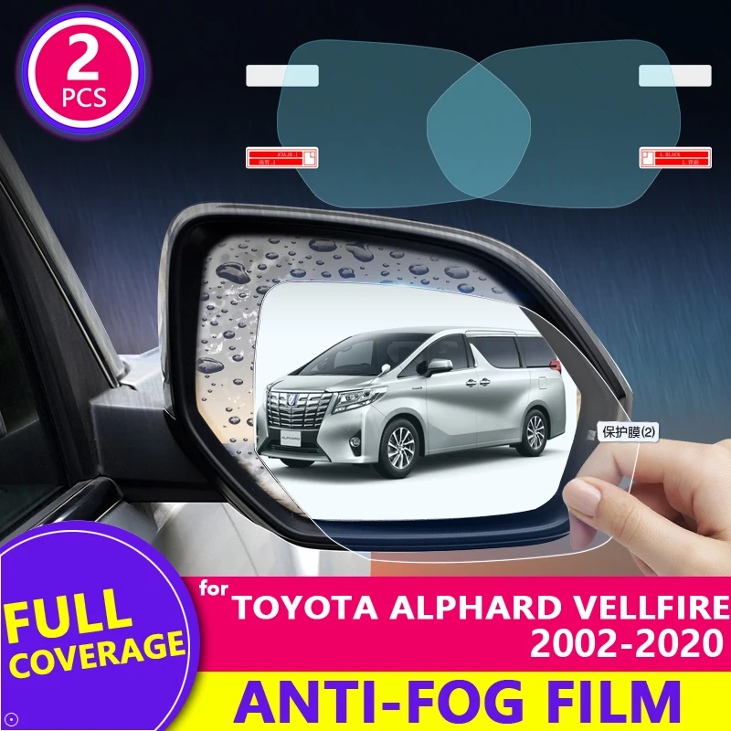 Полноразмерная противотуманная непромокаемая пленка для Toyota Alphard Vellfire 10 20 30 2002 ~