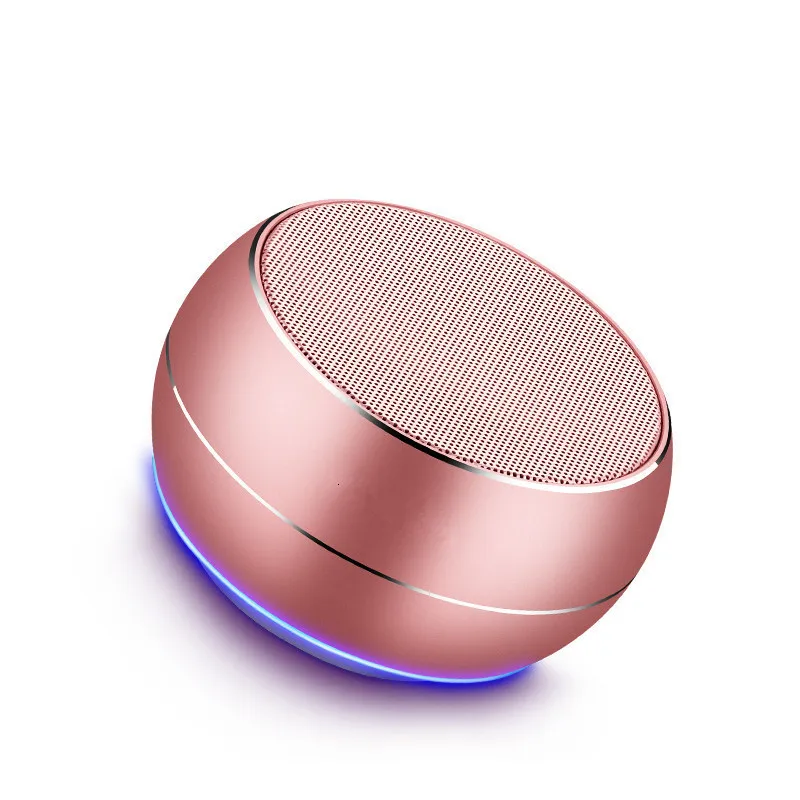 

Mini Metal Subwoofer Wireless Bluetooth Loudspeaker Portable Stereo Music Outdoor Speaker Speaker TF MP3 Radio Built-in Mic Sh#