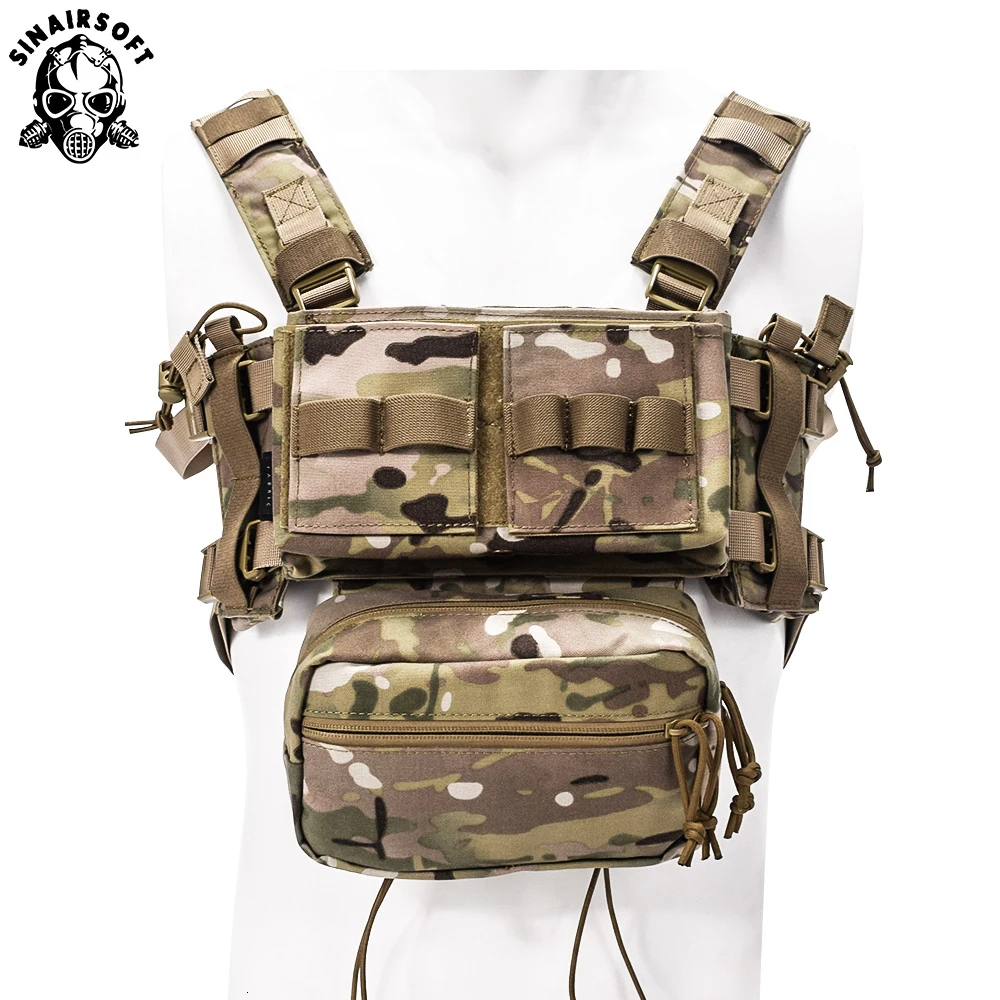 Тактический модульный нагрудный жилет MK3 с отделением для журналов 5 56 MOLLE