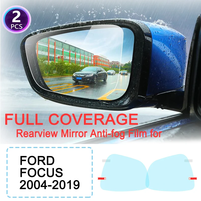Противотуманная пленка полное покрытие зеркало заднего вида для Ford Focus 2 3 4 2004 ~ 2019