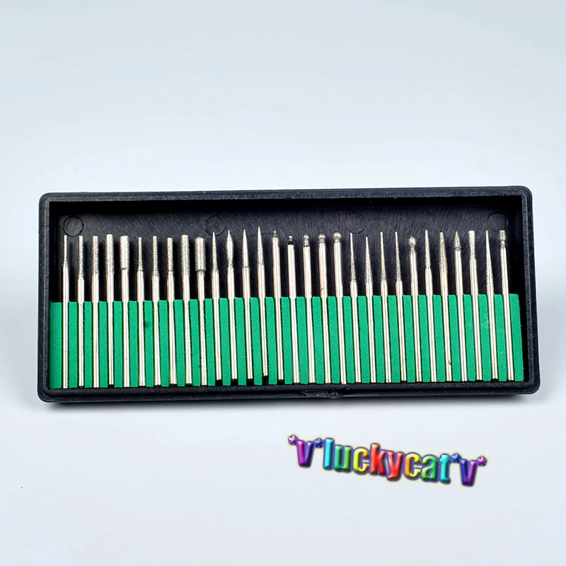 30 шт. стоматологических алмазных боров (мукомолы Зубные сверла ювелиров