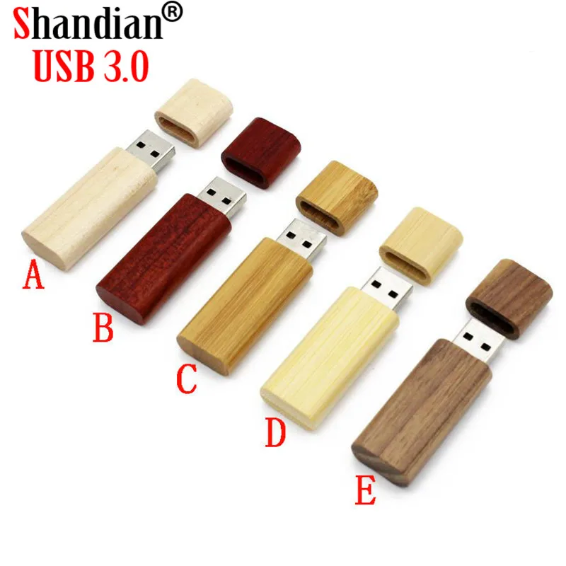 Бесплатный логотип высокого класса с деревянным Скорость USB3.0 флеш-накопитель ГБ