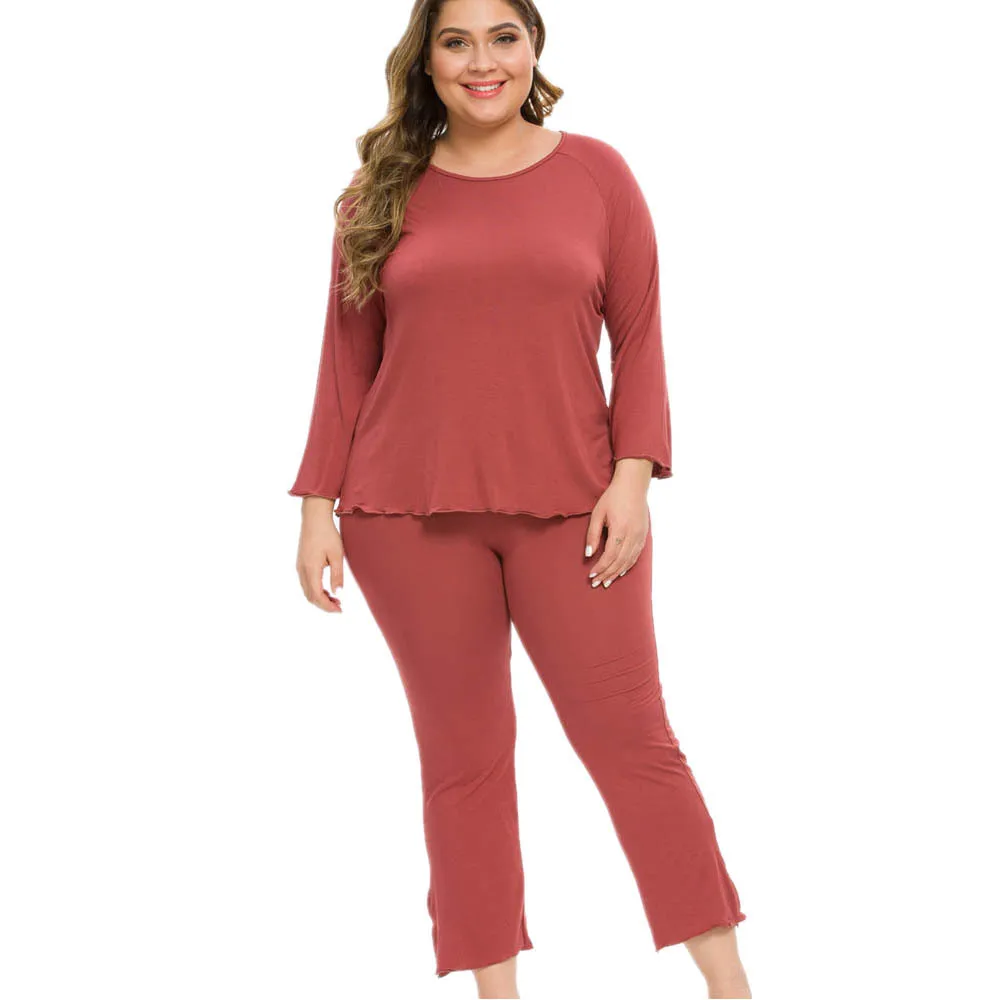 Новинка 2020 модная женская одежда размера плюс домашний сервисный костюм 6XL