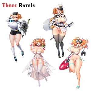 Три Ratels FC586 BBW сексуальная девушка Cerberus Last Orgin Аниме игра автомобиль скейтборд ноутбук гитара водостойкая наклейка для багажа