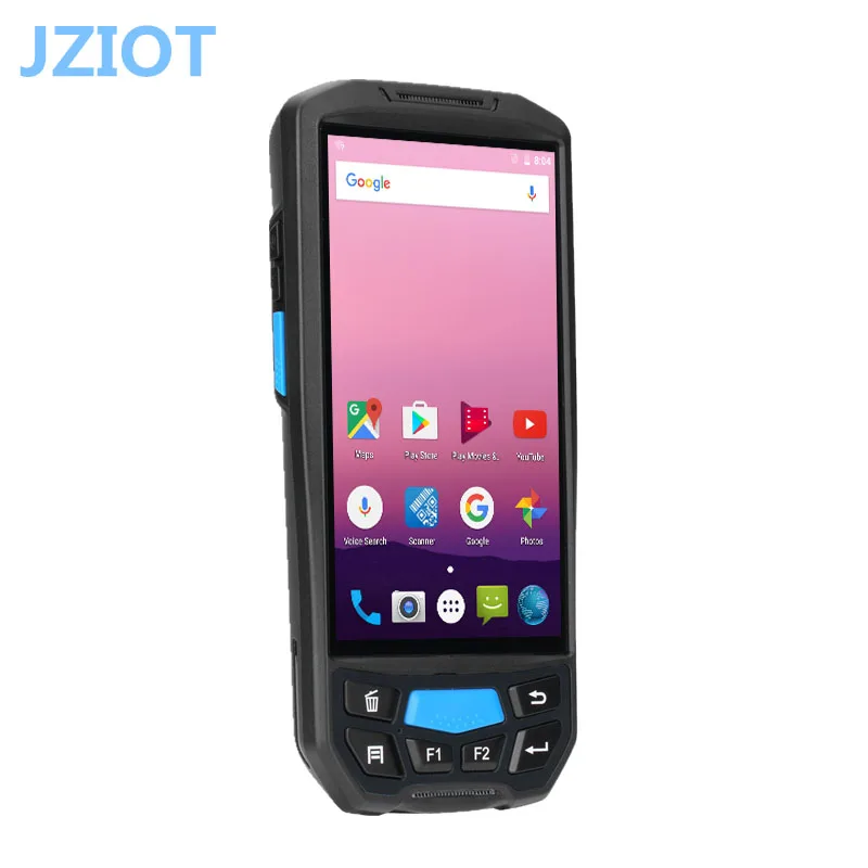 

JZIOT V9000 5.0inch Touch Screen Android Barcode Scanner 1D 2D QR Laser Bar Code Scanner rfid uhf mobile reader wireless rugged