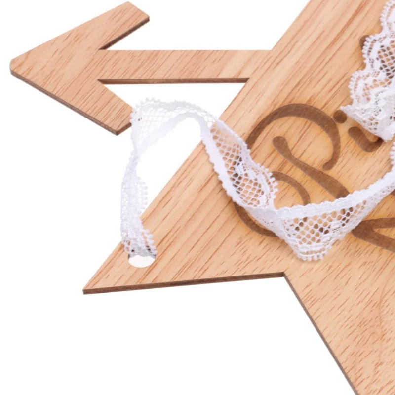 Дерево Лазерная резка Ловец снов перо Форма орнамент Висячие деревянные